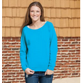 Enza Ladies Campus Fleece Slouchy Crew (XS-4X)